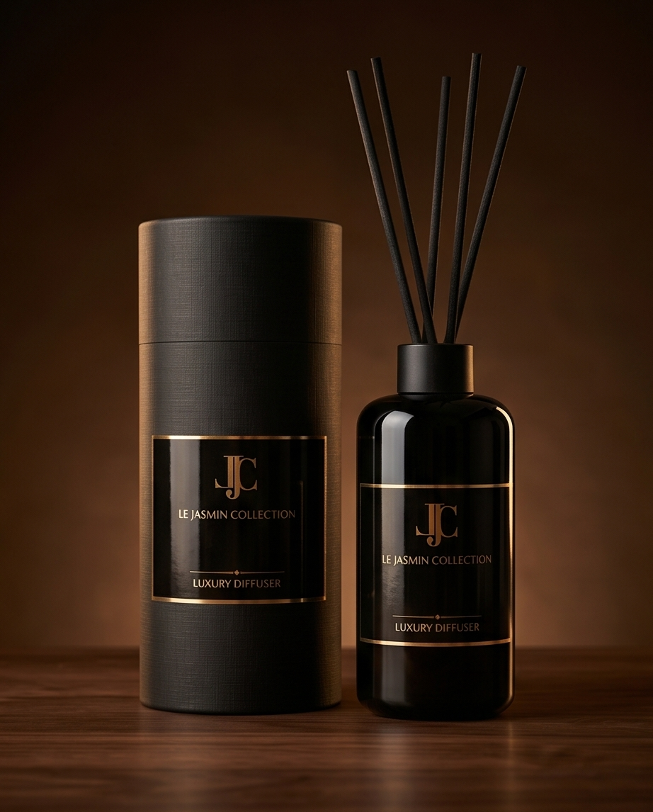 LE JASMIN COLLECTION_PACKAGING DESIGN_BLACK_GOLD_LUXURIÖS
